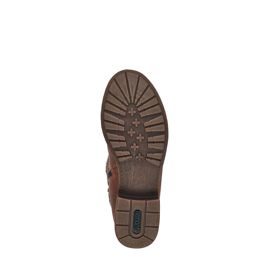 Remonte, D8070, Women's, Boot, Brown, Outsole view