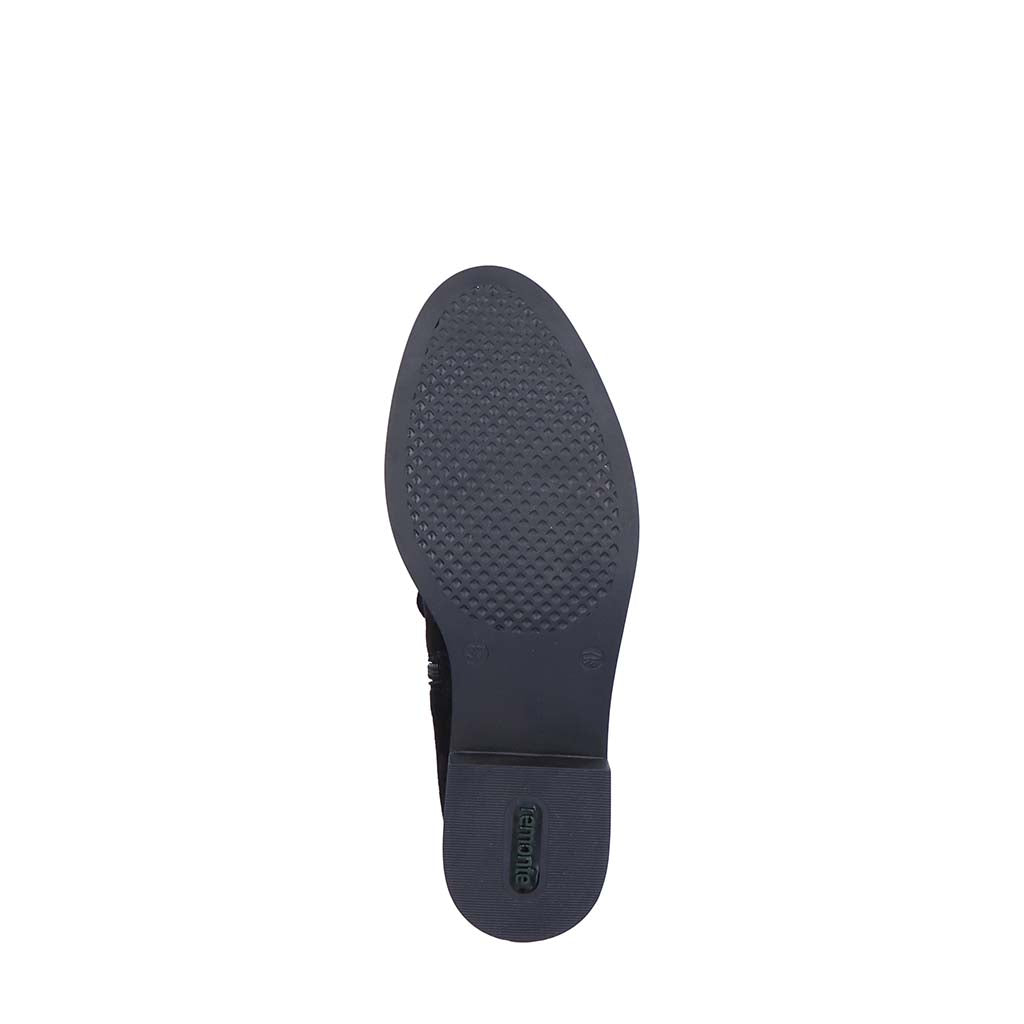 Remonte, D8387, Women's, Boot, Black, Outsole view