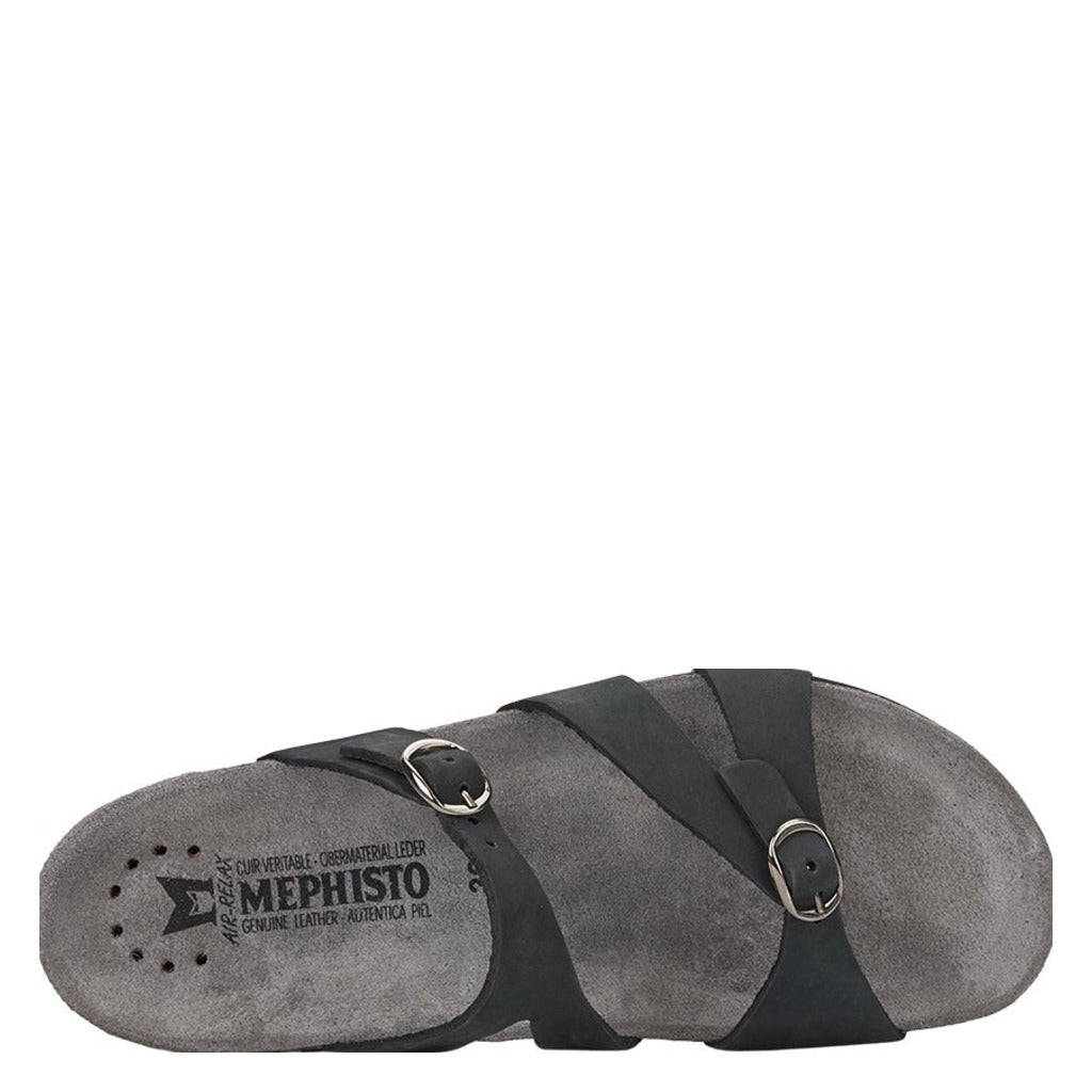 Mephisto, Hannel, Women's, Sandal, Black, Top view