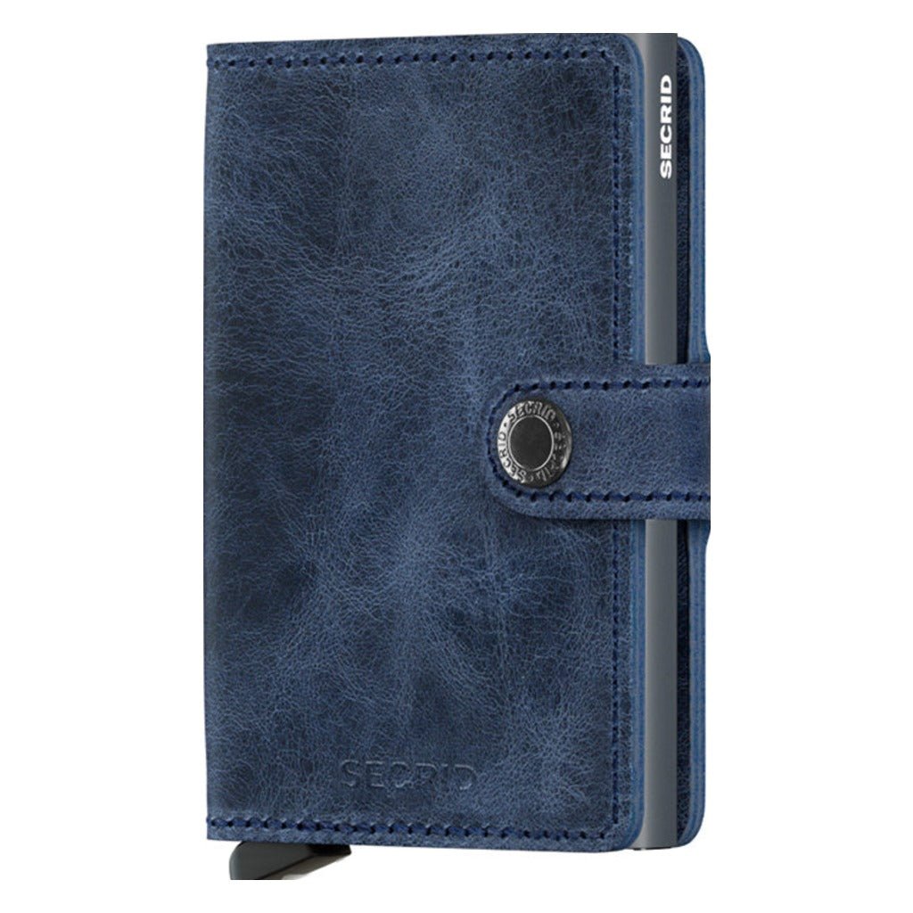Secrid Miniwallet Vintage - Blue - Shoetopia Footwear