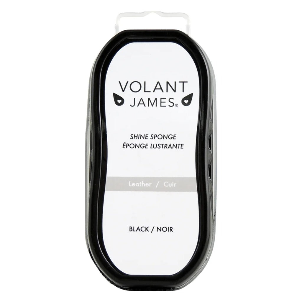 Volant James Shine Sponge - Black - Shoetopia Footwear