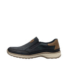 Shoetopia, Rieker, 03365, mens, casual shoe, navy, Left side view