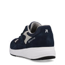 Rieker, 07000, Men's, Sneaker, Blue, Rear view