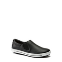 Birkenstock, QO 400, Women's, Sneaker, Black, Angled view