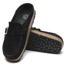 Birkenstock Buckley Big Buckle Black, Narrow Fit - Shoetopia Footwear