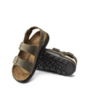 Birkenstock, Milano Rugged Oiled Leather, Men's, Sandal, Faded Khaki, Outsole view