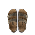 Birkenstock Milano Rugged Oiled Leather, Faded Khaki, Regular Fit - Shoetopia Footwear