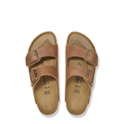 Birkenstock, Arizona Oiled Leather, Men's, Sandal, Cognac, Top view