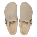 Birkenstock, Boston, Unisex, Clog, Taupe, Top view