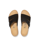 Birkenstock, Almina, Women's, Wedge Sandal, Black, Top view