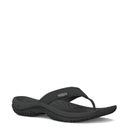 Shoetopia, Keen Kona Flip TG women’s sandal, women’s waterproof flip-flop, leather, angle view