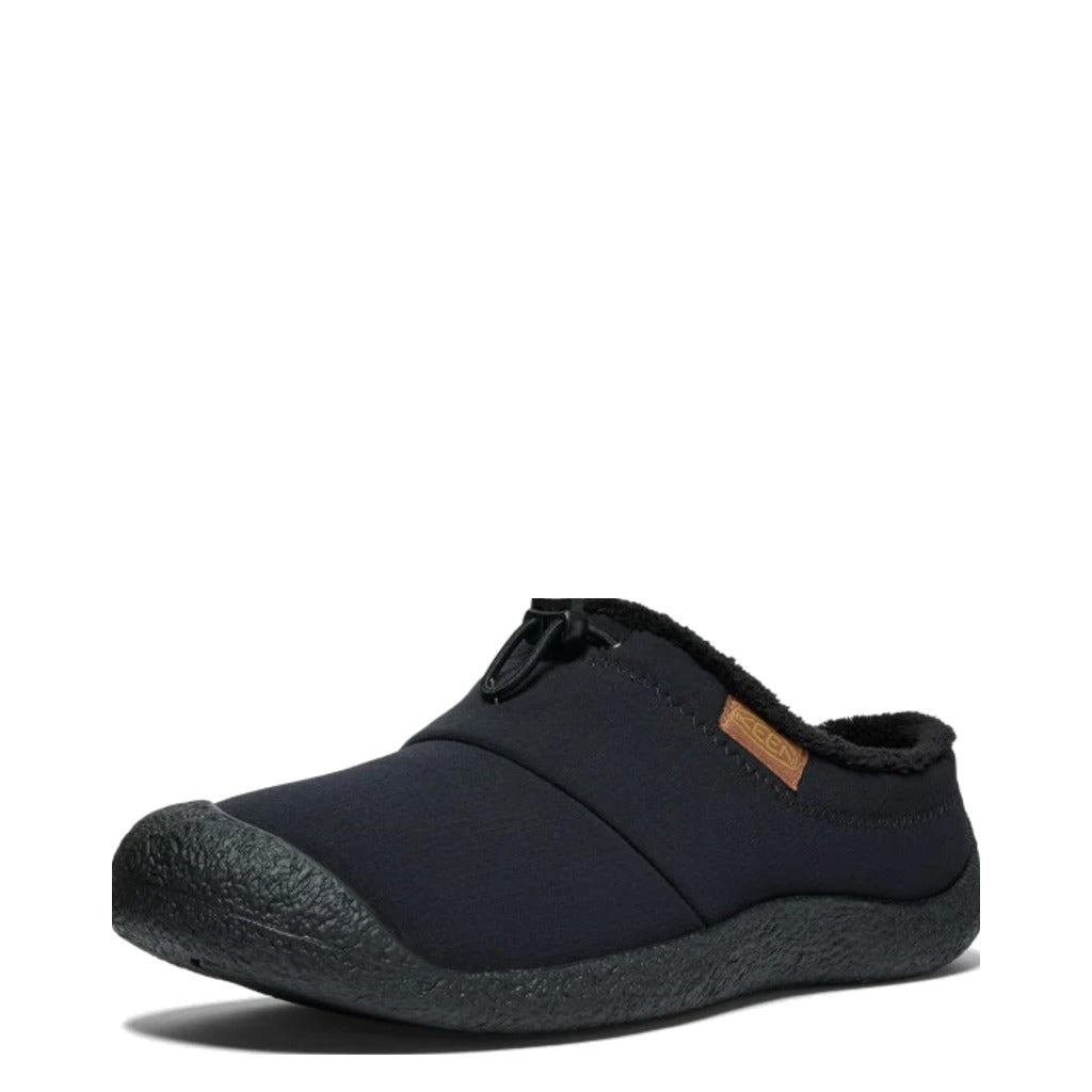 Keen, Howser III Slide, Men's, Slipper, Black, Angled view
