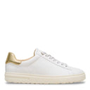 Birkenstock, Bend, Women's, Sneaker, White/Metallic Gold, Side view