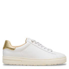 Birkenstock, Bend, Women's, Sneaker, White/Metallic Gold, Side view