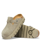 Birkenstock Boston Chunky Taupe, Narrow Fit - Shoetopia Footwear