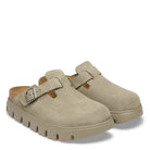 Birkenstock Boston Chunky Taupe, Narrow Fit - Shoetopia Footwear