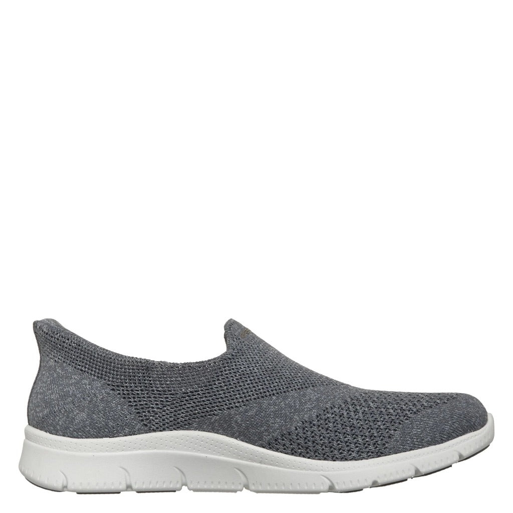 Skechers, Arch Fit Refine 2.0 True, Women's, Slip-On Sneaker, Grey, Medial side view