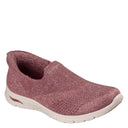Skechers, Arch Fit Refine 2.0, Women's, Casual Shoe, Dark Rose, Angled view