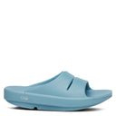 OOFOS OOahh Slide Sandal - Ocean Blue - Shoetopia Footwear
