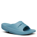 OOFOS OOahh Slide Sandal - Ocean Blue - Shoetopia Footwear