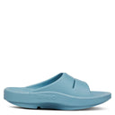 OOFOS OOahh Slide Sandal - Ocean Blue - Shoetopia Footwear