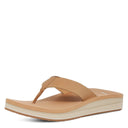Sanuk Highland St., Women's, Sandal, Tan, Angled view