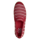 Skechers, Bobs Flexpadrille Lo So Chic, Women's, Casual Shoe, Red Multi, Top view