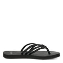 Sanuk, Yoga Sandy II, Women's, Sandal, Black, Side view