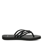Sanuk, Yoga Sandy II, Women's, Sandal, Black, Side view