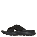 Skechers, Summits - Fantasy Walk, Women's, Thong Sandal, Black, Side view