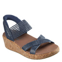 Skechers, Slip-Ins Beverlee Lux, Women's, Sandal, Navy, Angled view