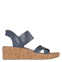 Skechers, Slip-Ins Beverlee Lux, Women's, Sandal, Navy, Side view