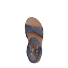 Skechers, Slip-Ins Beverlee Lux, Women's, Sandal, Navy, Top view
