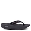 OOFOS, OOlala, Women's, Thong Sandal, Black, Side view