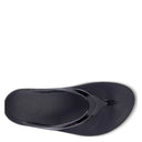 OOFOS, OOlala, Women's, Thong Sandal, Black, Top view