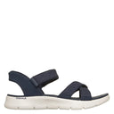 Skechers, Go Walk Flex Cozy Fit Kaia, Women's, Sandal, Navy, Side view