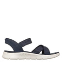 Skechers, Go Walk Flex Cozy Fit Kaia, Women's, Sandal, Navy, Side view