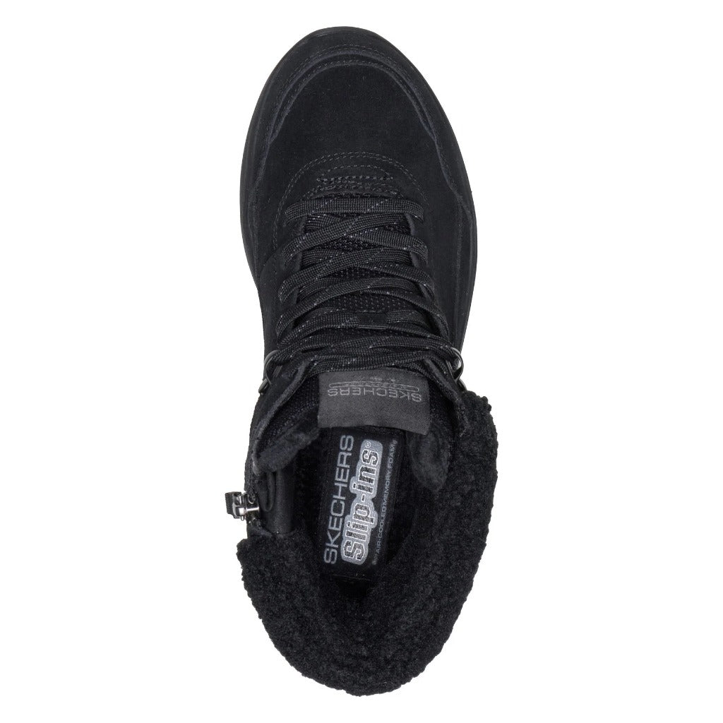 Skechers, Slip-Ins Glacial Ultimate Trail Days, Women's, Boot, Black, Top view