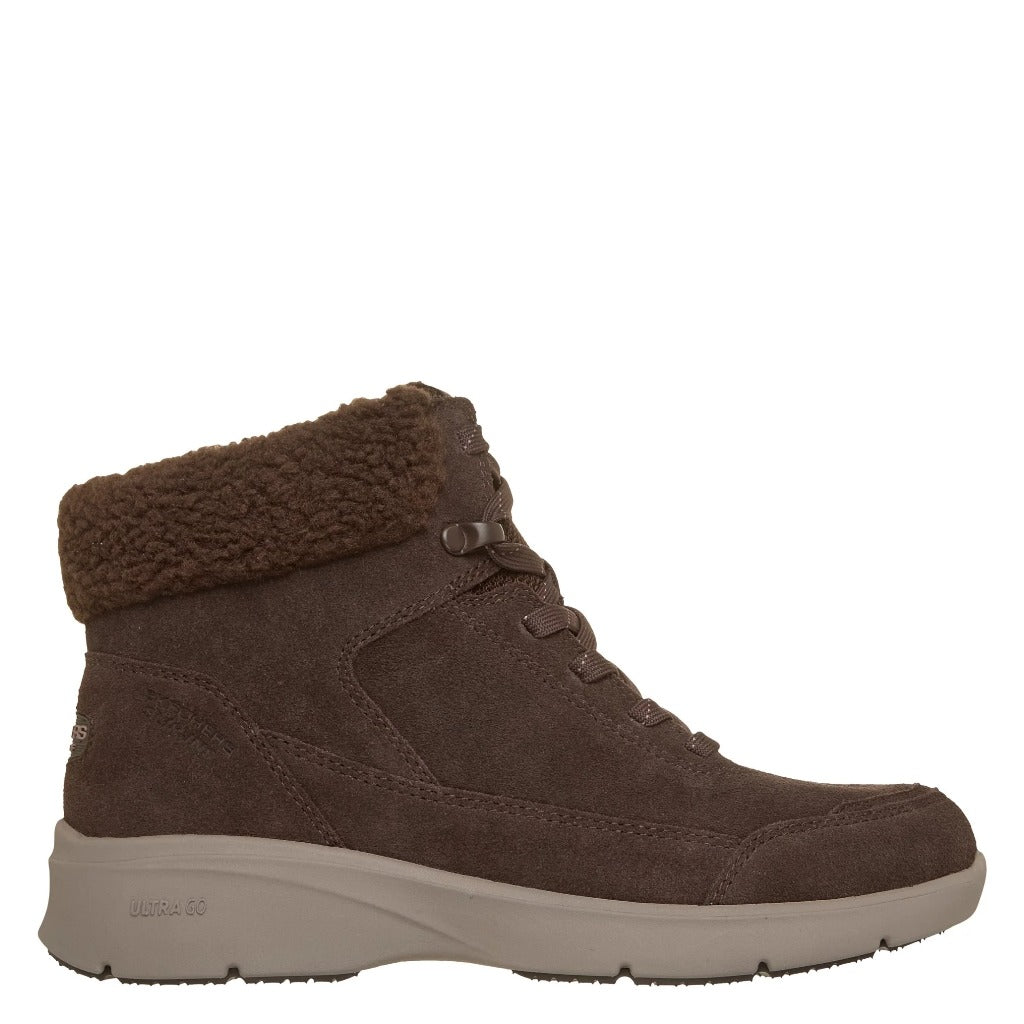 Skechers, Glacial Ultimate Trail Days, Women's, Boot, Chocolate, Side view