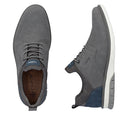 Shoetopia, Rieker, 14450-42, men’s casual lace-up shoe, grey, Pair