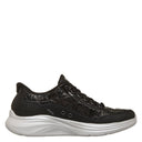 Skechers, Contour Foam Sparkling Gem, Women's, Casual Shoe, Black/Grey, Side view