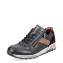 Rieker, 15103, Men's, Sneaker, Blue, Angled view