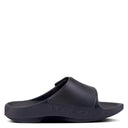 OOFOS, OOahh Sport Flex, Unisex, Slide Sandal, Matte Black, Medial side view