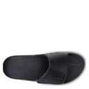 OOFOS, OOahh Sport Flex, Unisex, Slide Sandal, Matte Black, Top view