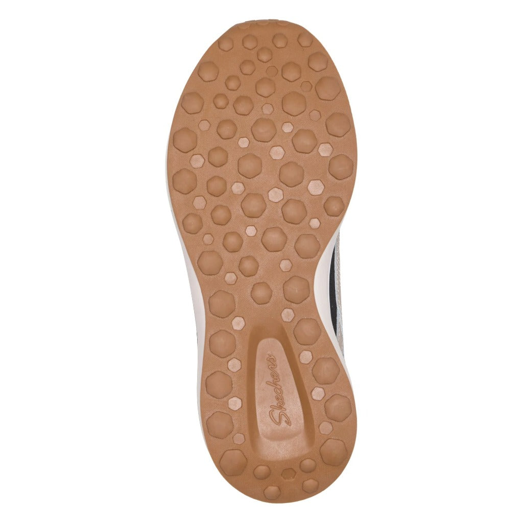Skechers, Montecito, Women's, Slip-On Sneaker, Black/Brown, Outsole view