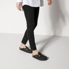 Birkenstock, Boston Wool, Unisex, Clog, Anthracite, Lifestyle image