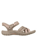 Skechers, Reggae Gentle Stroll, Women's, Sandal, Taupe/Coral, Side view