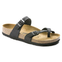 Birkenstock, Mayari Oiled Leather, Women's, Sandal, Black, Angled view