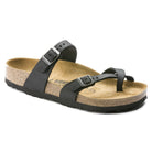 Birkenstock, Mayari Oiled Leather, Women's, Sandal, Black, Angled view