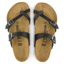 Birkenstock, Mayari Oiled Leather, Women's, Sandal, Black, Top view